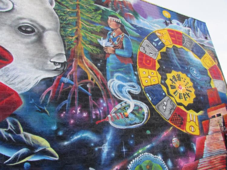 Native American heritage mural Los Angeles