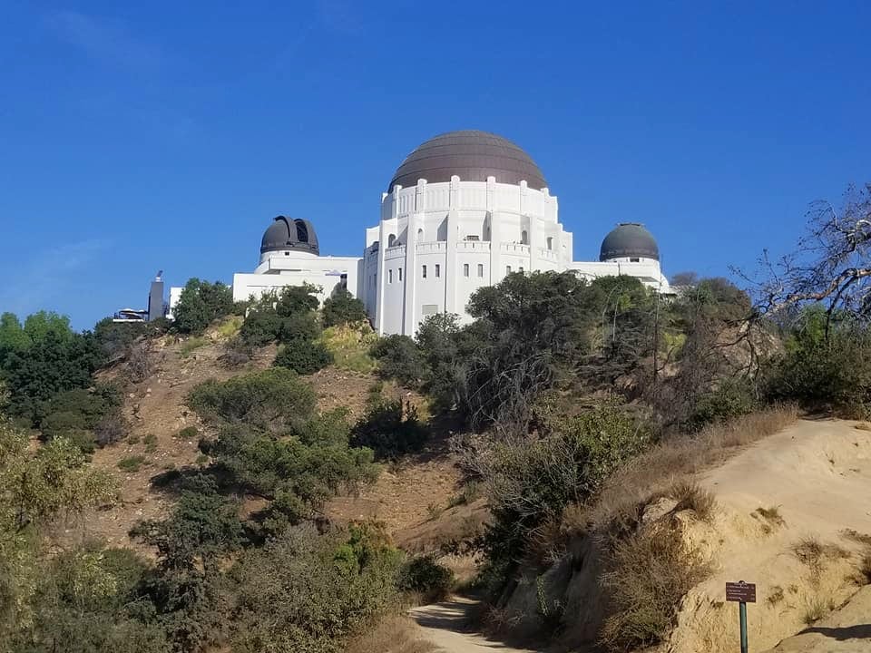 Griffith Observatory from the trail.