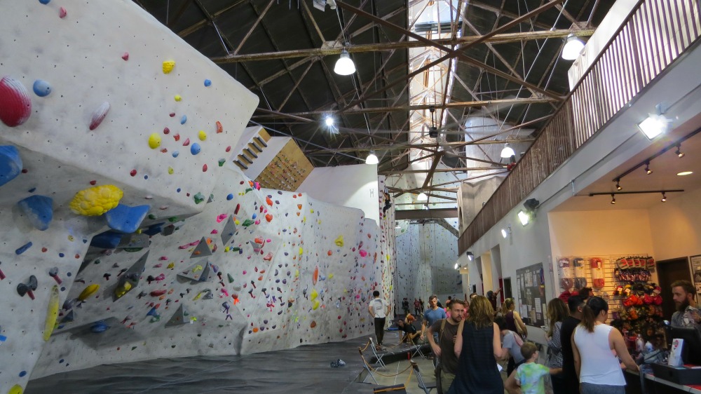 Stronghold climbing gym.