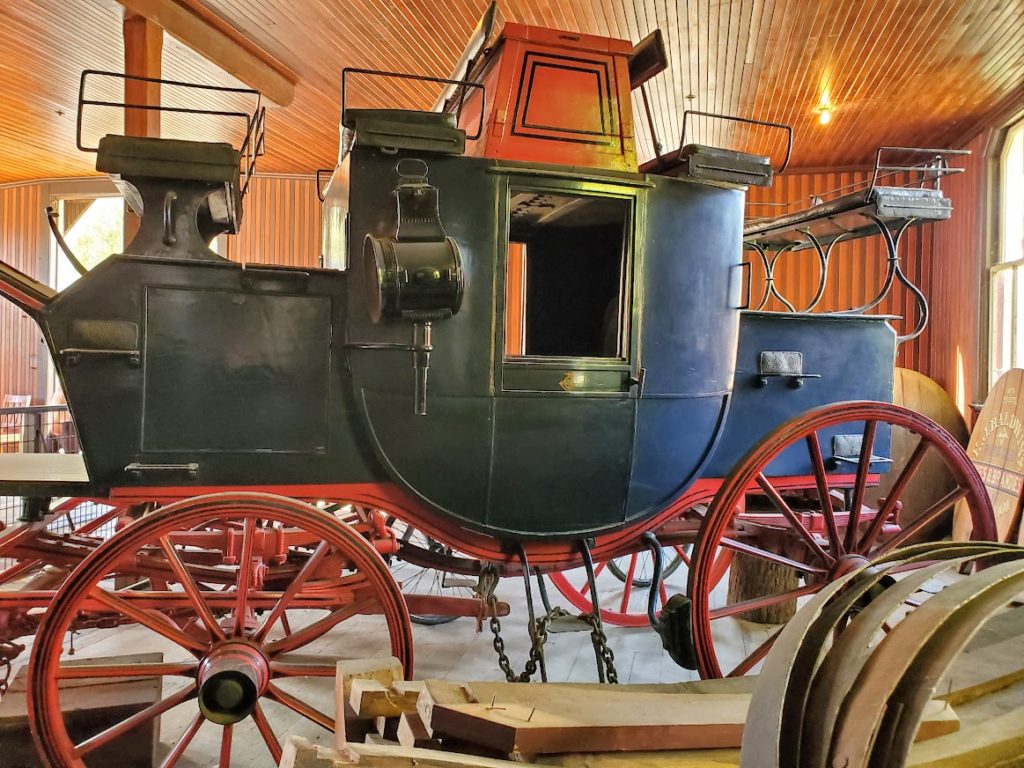 Coach in the Baldwin Coach Barn