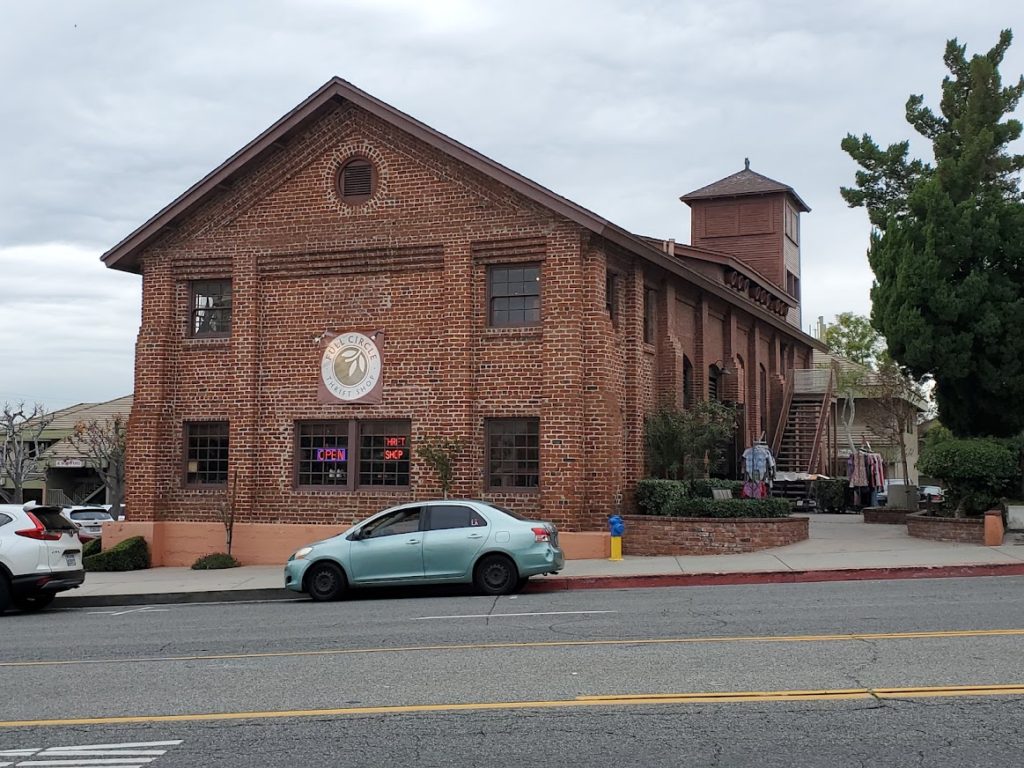 Former Railroad Substation 8 now a thrift store