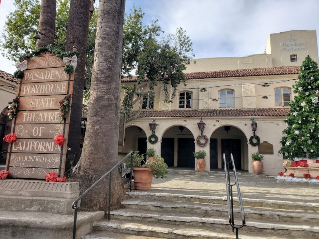 The Pasadena Playhouse dressed up for Christmas