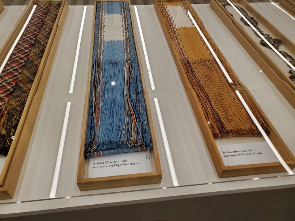 Kumihimo Silk braided sashes at Japan House