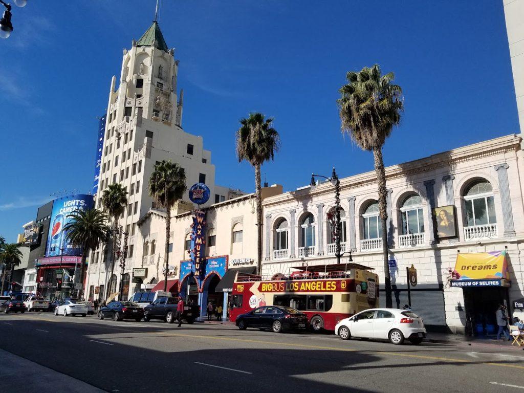 Big Bus Tour at Hollywood and Highland