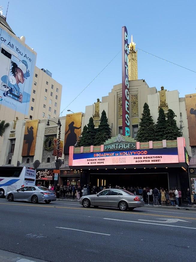 Pantages Theater in Hollywood.
