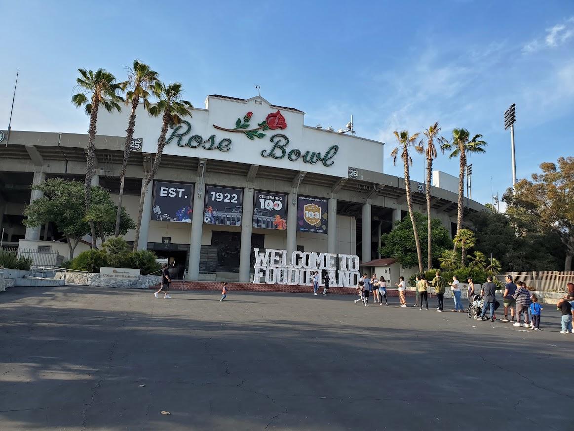 Welcome to Foodieland at Pasadena Rose Bowl