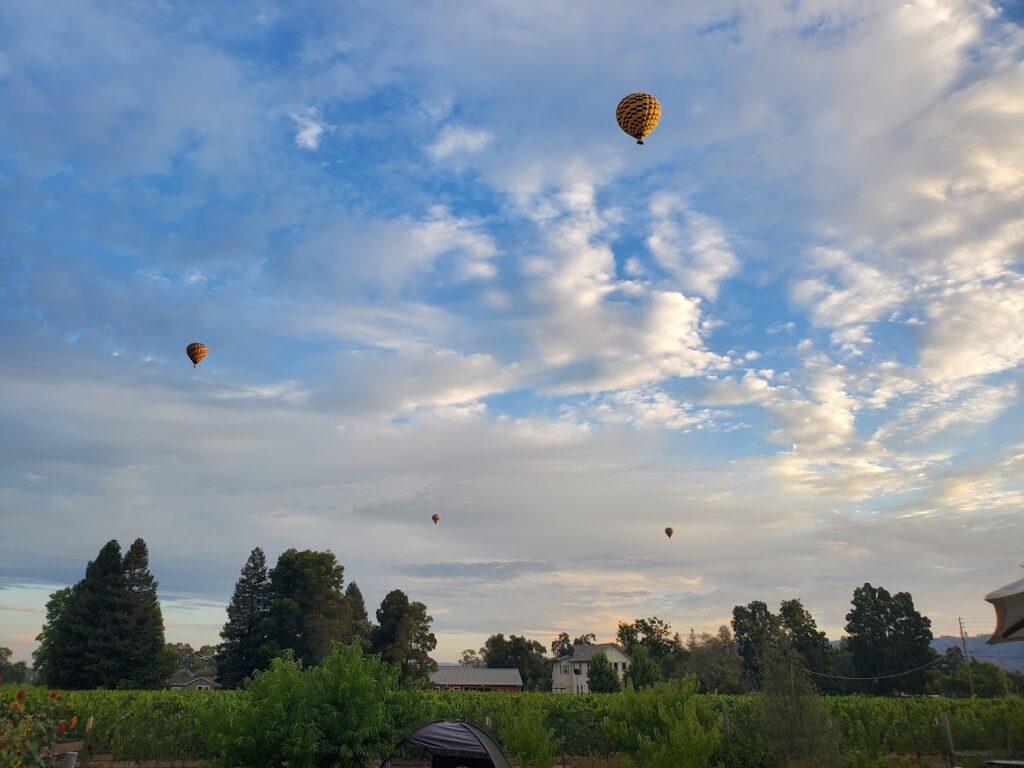 Balloons over Yountville