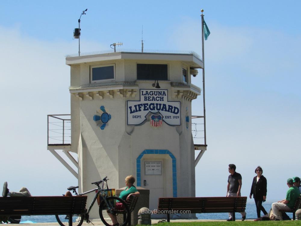Laguna Beach lifeguard station 1929