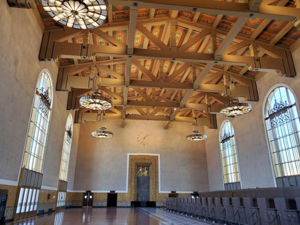 Union Station Los Angeles old ticket lobby