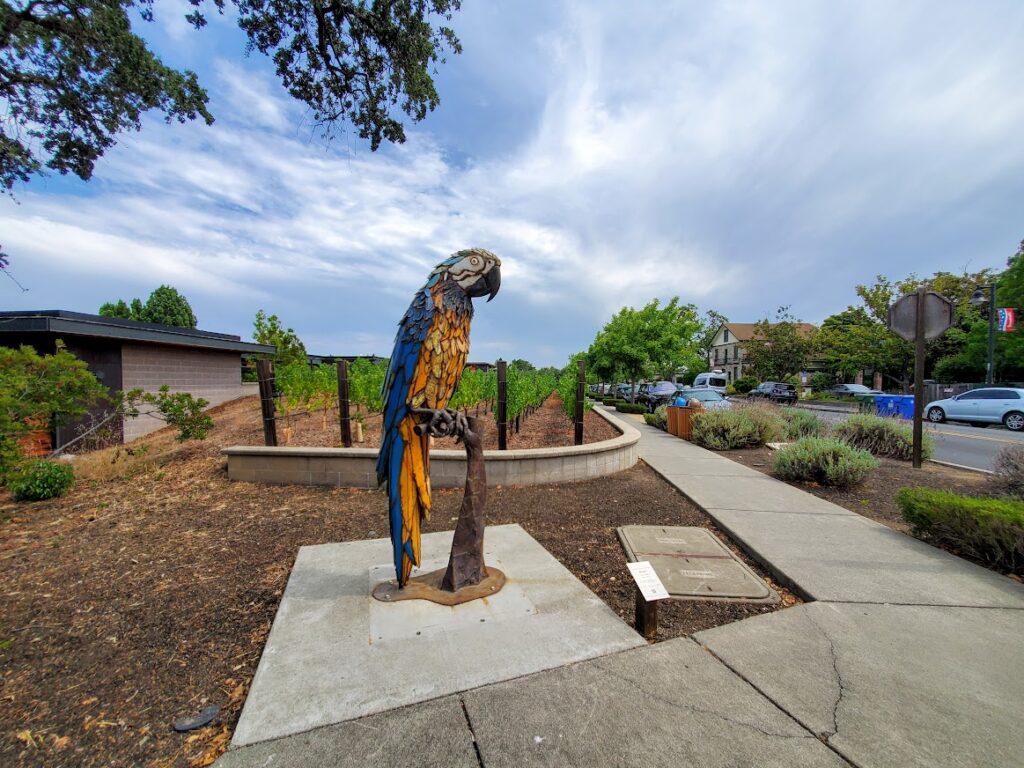 McCaw sculpture in Yountville