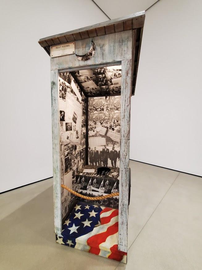 Outhouse - This is Not America's Flag - The Broad Museum