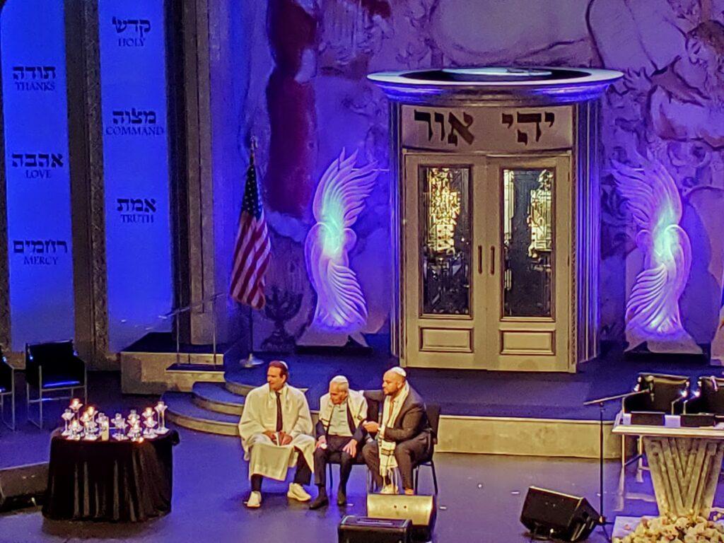 Rabbi Baron, Aron Bell, Jonny Daniels - Temple of the Arts Yom Kippur