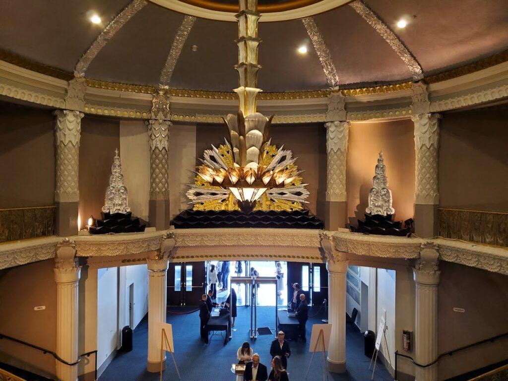 The Lobby of the Saban Theatre in Beverly Hills