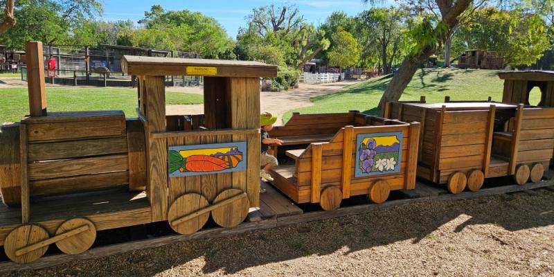 Choo Choo Train for kids at Underwood Family Farms in Moorpark, California