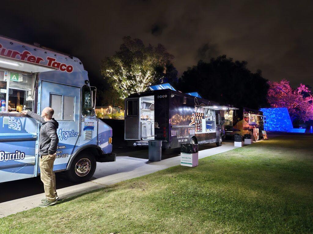 Food Trucks at Lightscape L.A. 2023