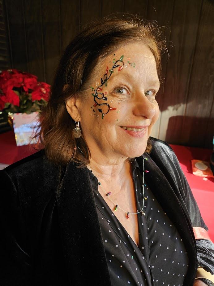 Face Painted at Holidays on the Hill