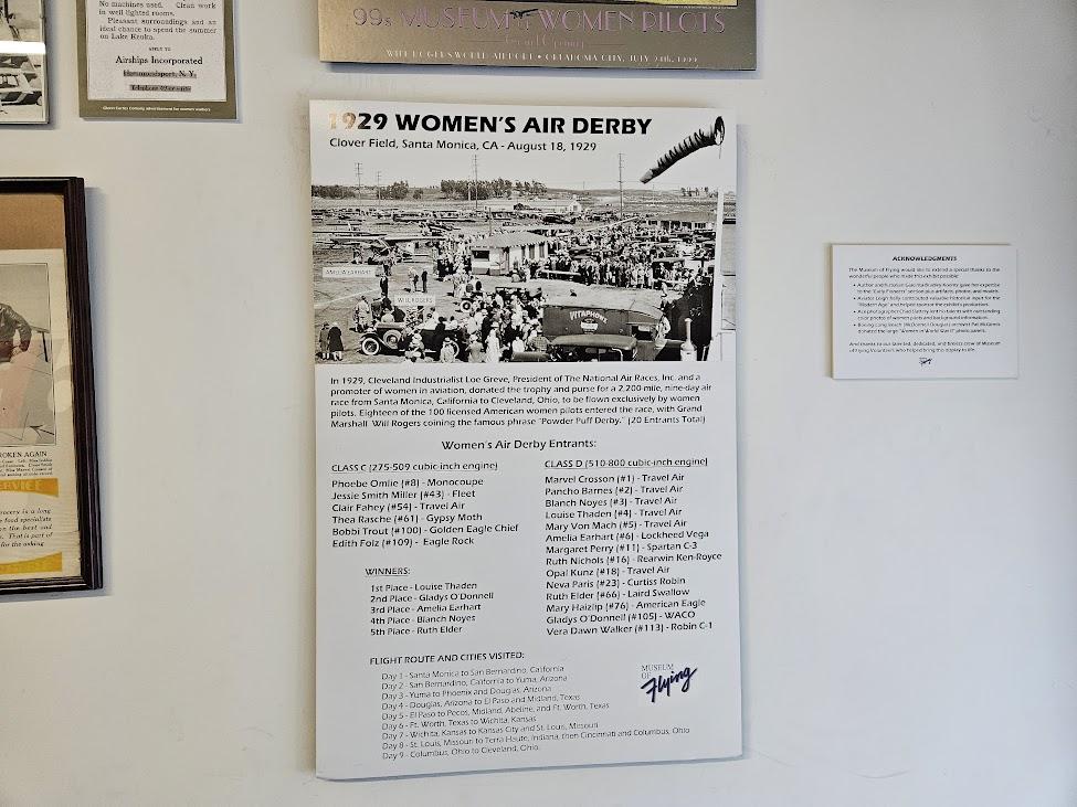 1929 Women's Air Derby roster