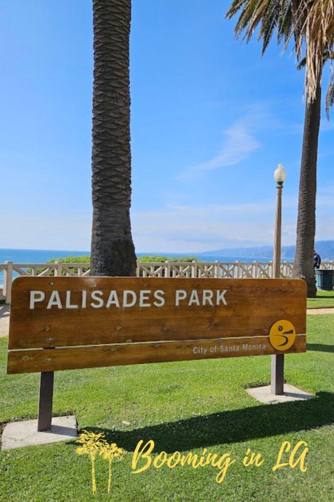Palisades Park Santa Monica, California