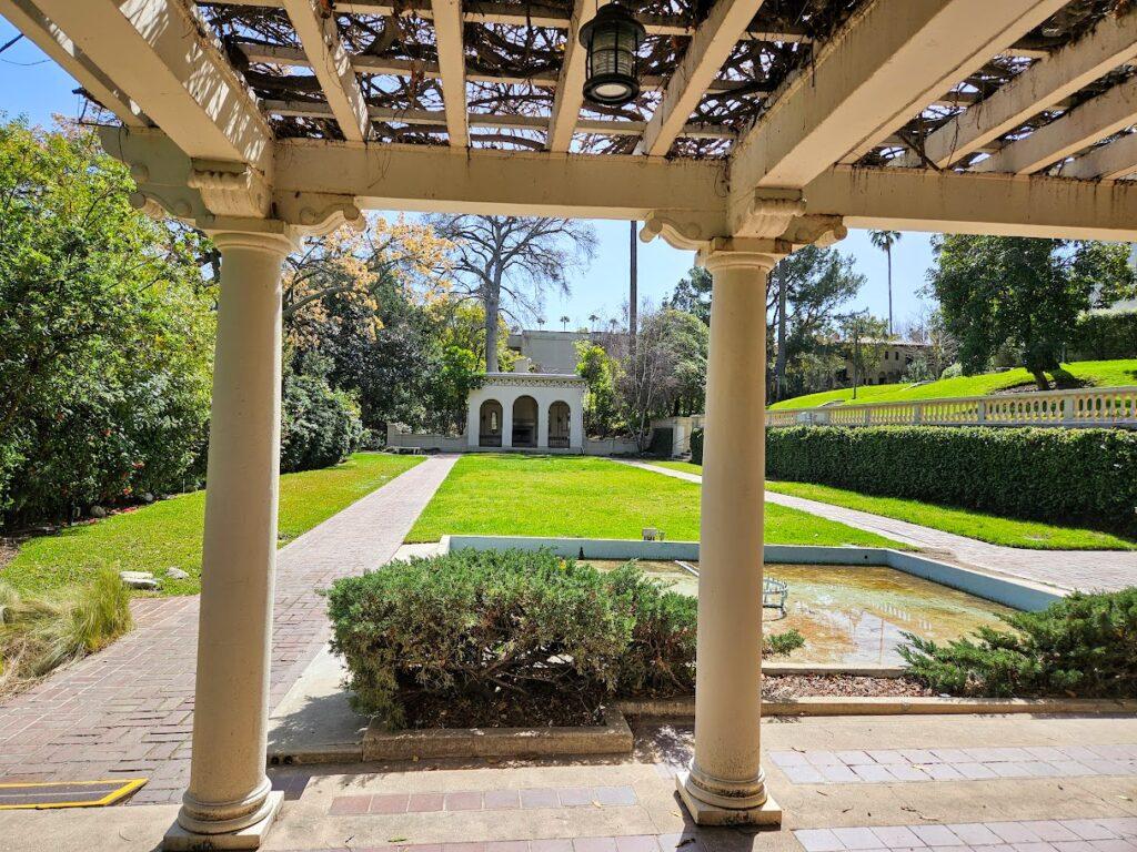 Claypool Fowler Mansion and Gardens pavilion - Pasadena, California.