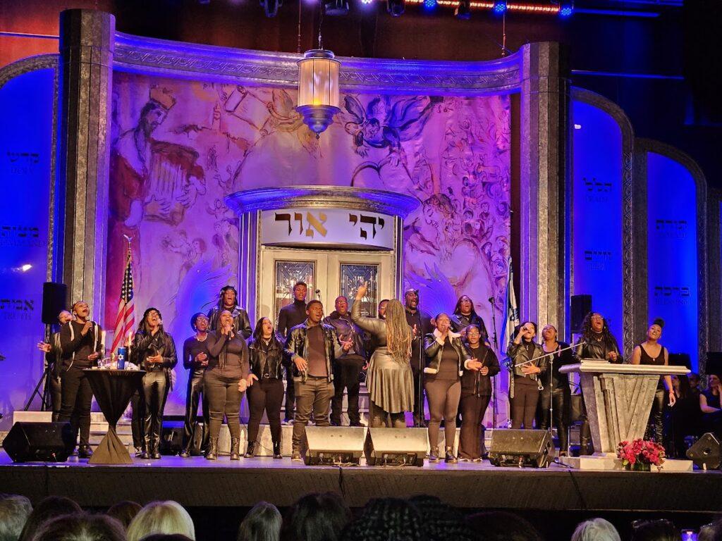 Temple of the Arts Shabbat with Greater Zion Church Family Gospel Choir of Compton, California.
