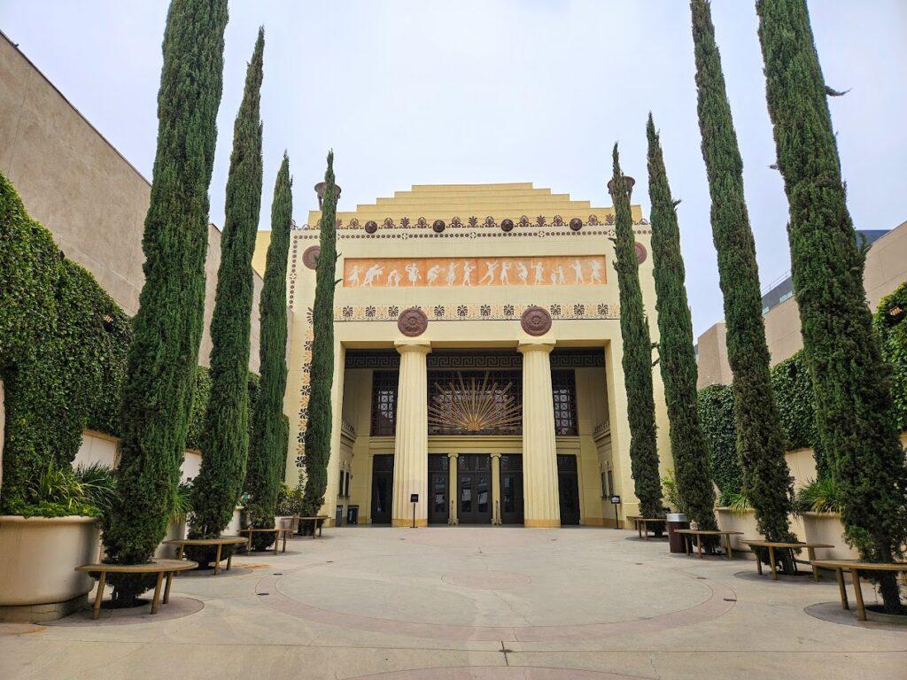 Courtyard of the Alex Theatre.