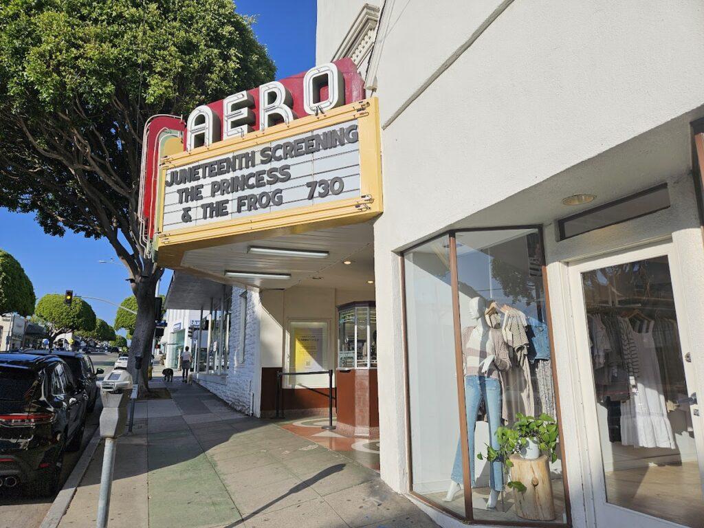 The Aero Theatre on Montana Ave.