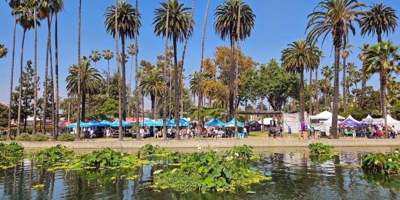 Echo Park Lake Lotus Festival