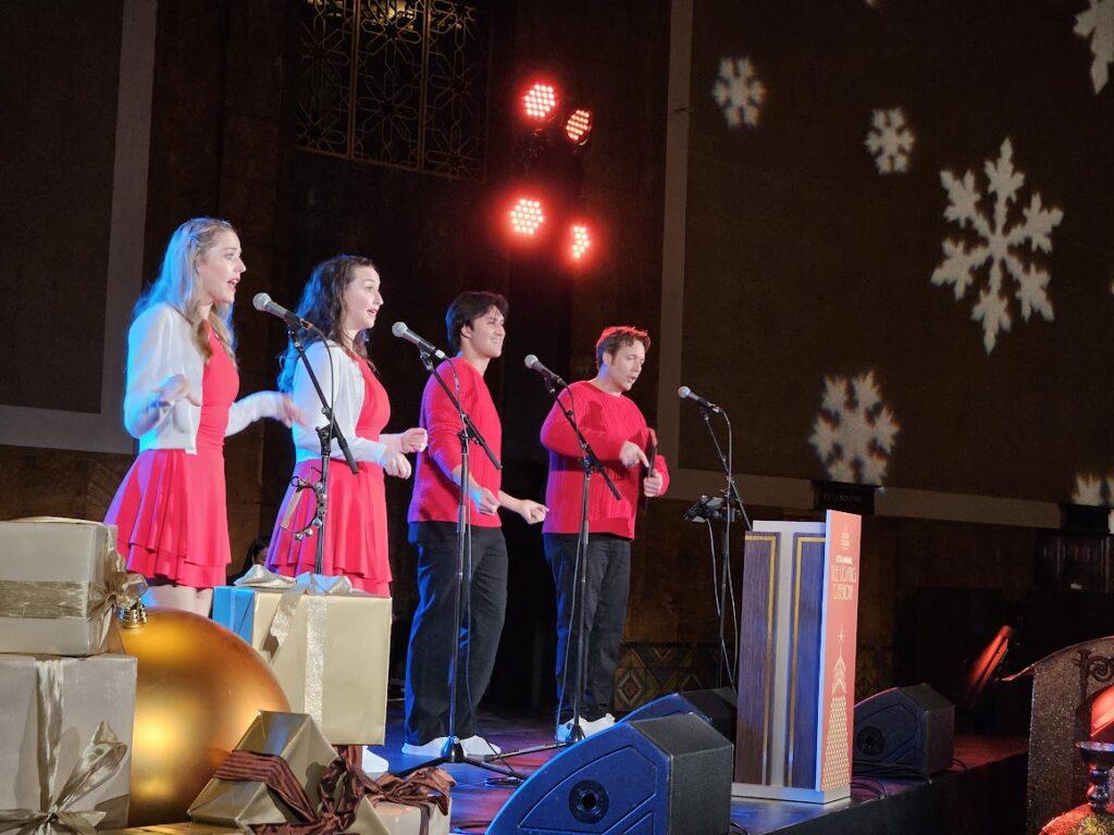 Carolers at Union Station