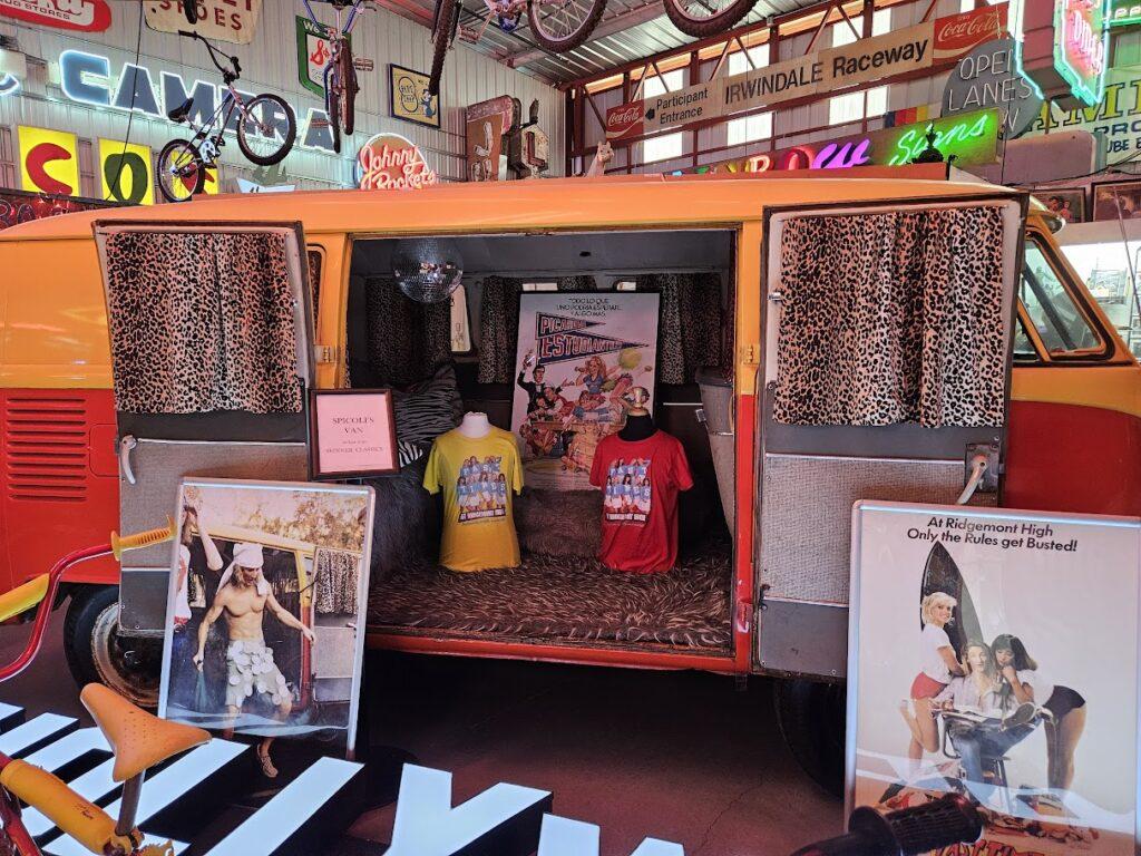 Fast Times at Ridgemont High display at Valley Relics Museum.