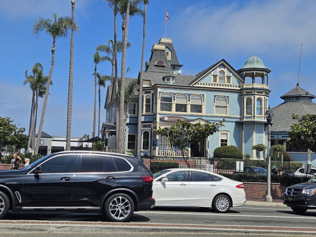 Victorian Building surf Shop Carlsbad Village by the sea
