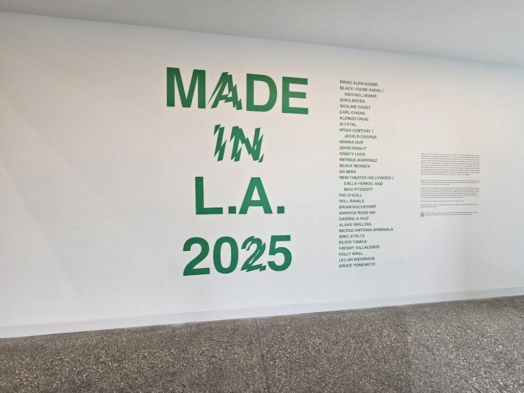 Made in LA 2025 at the Hammer Museum Westwood