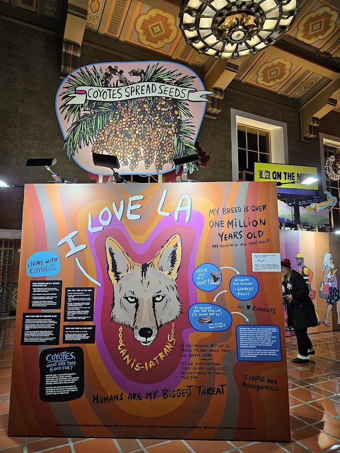 I Love LA exhibit in Union Station
