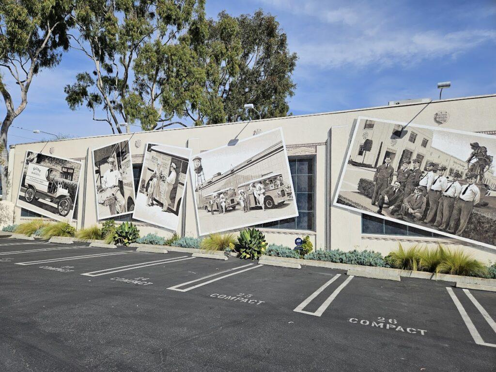 Helms Bakery vintage photo mural