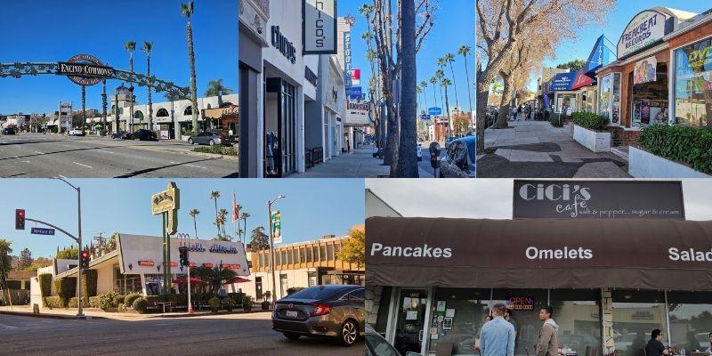 Ventura Boulevard in the San Fernando Valley of Los Angeles