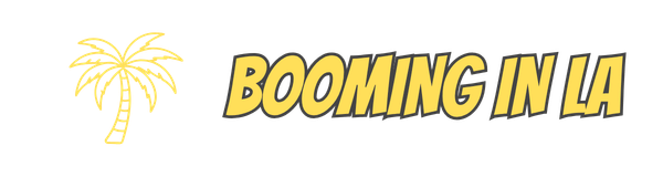 Booming in LA Logo Los Angeles Travel
