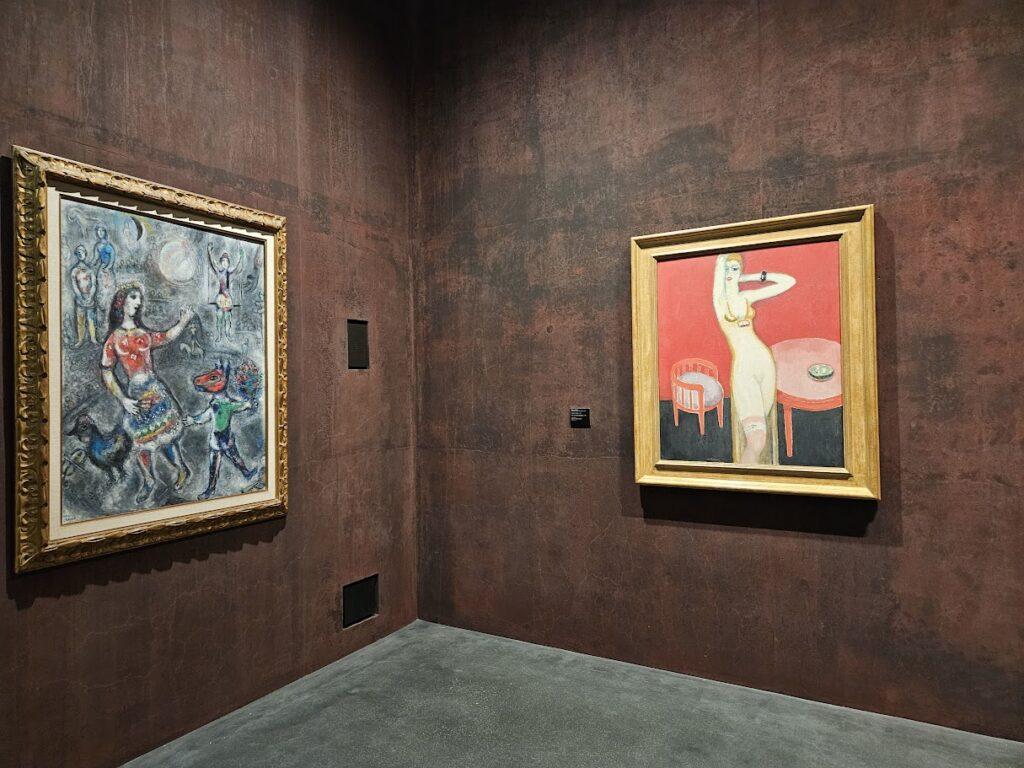 Art of masters taken from the LACMA collection at the David Geffen Galleries.