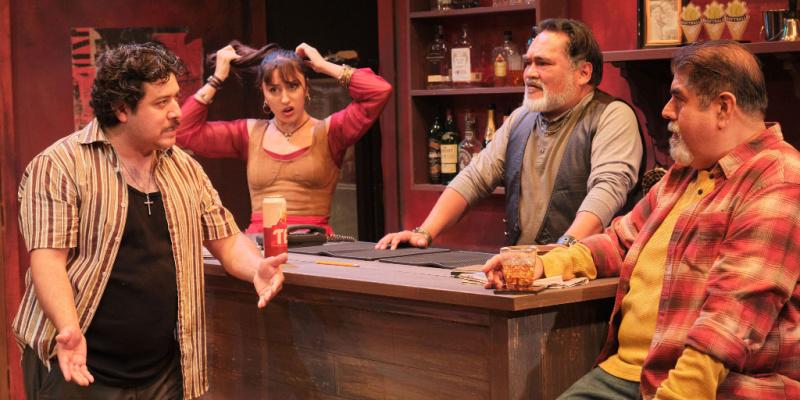 Cast of Dive Bar at CASA 0101 Theater in Boyle Heights.